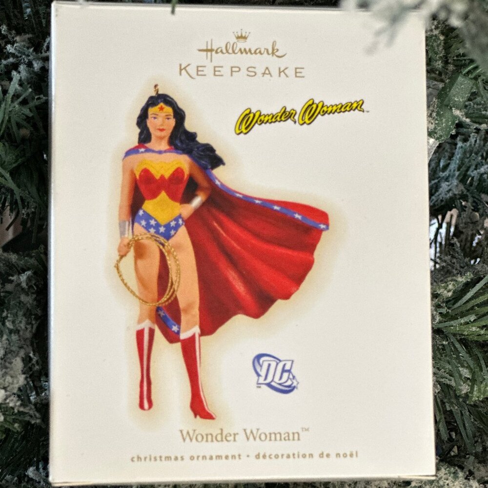 Hallmark Wonder Woman RARE Ornament